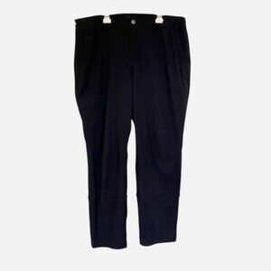 REI Co-Op Black Cargo Convertible Pants Regular Fit adjustable waist size 14